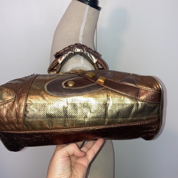 Pinky Bags Vintage Bags By Pinky Studded Leather Purse Handbag